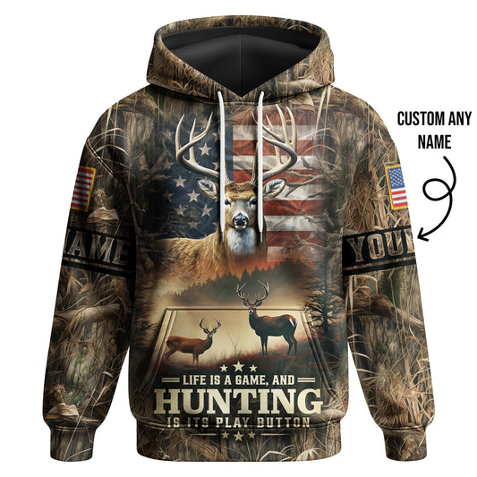 Camo Hunting Hoodie - Deer Hunting