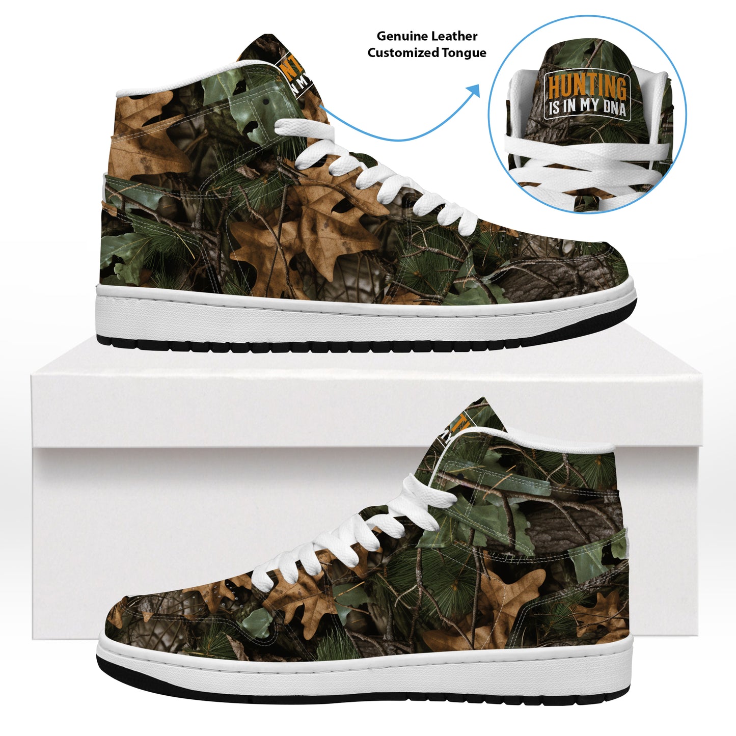 Camo Forest Sneaker - Hunting is my DNA