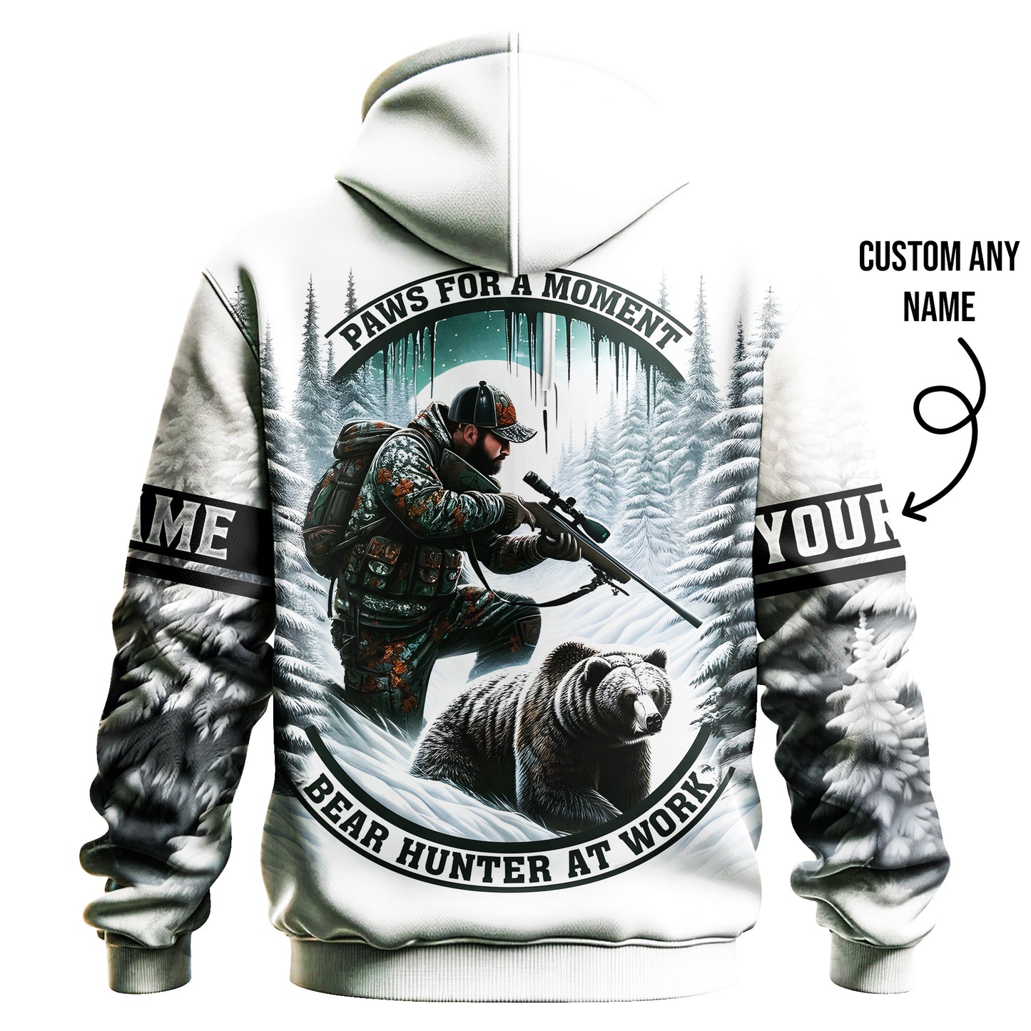 Bear Hunting Hoodie - 'Paws for a Moment