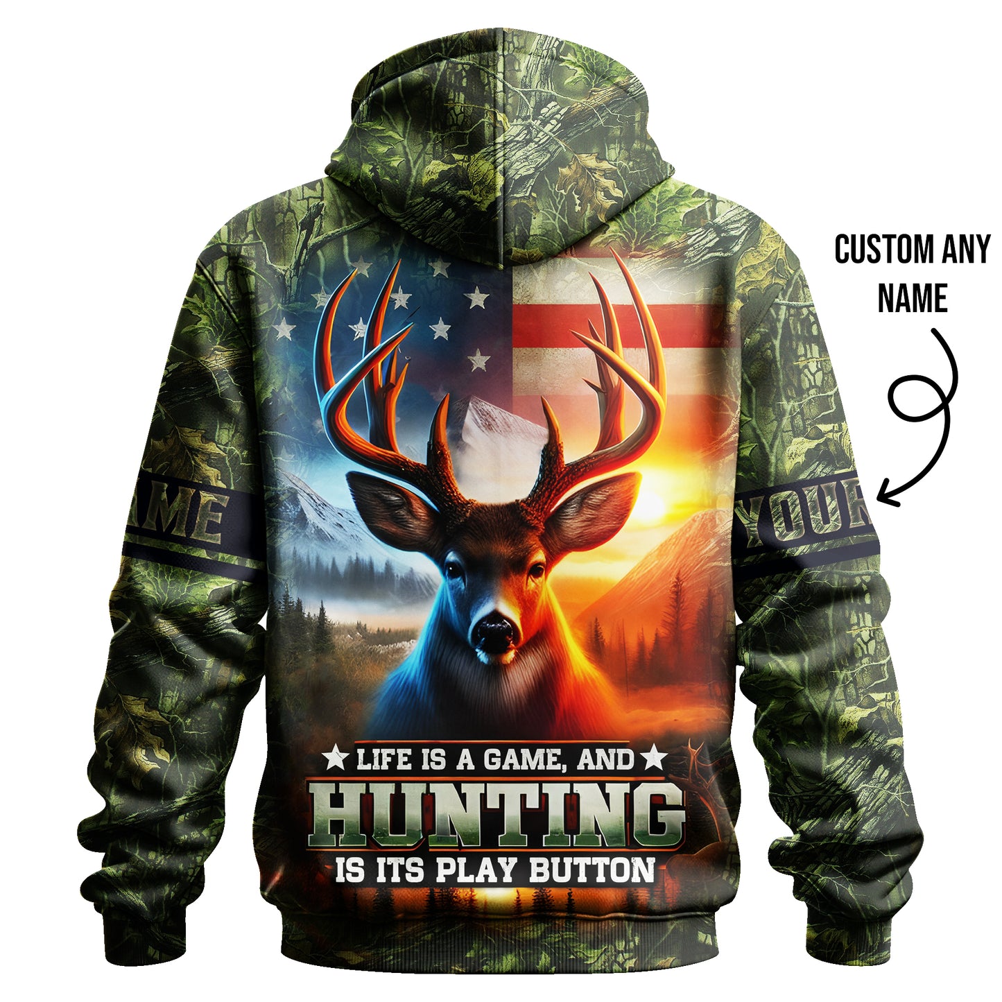 Deer Hunting Hoodie – American Spirit Elk