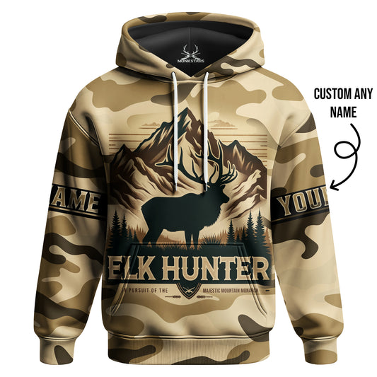 Elk Hunter Hoodie – Majestic Mountain Monarch