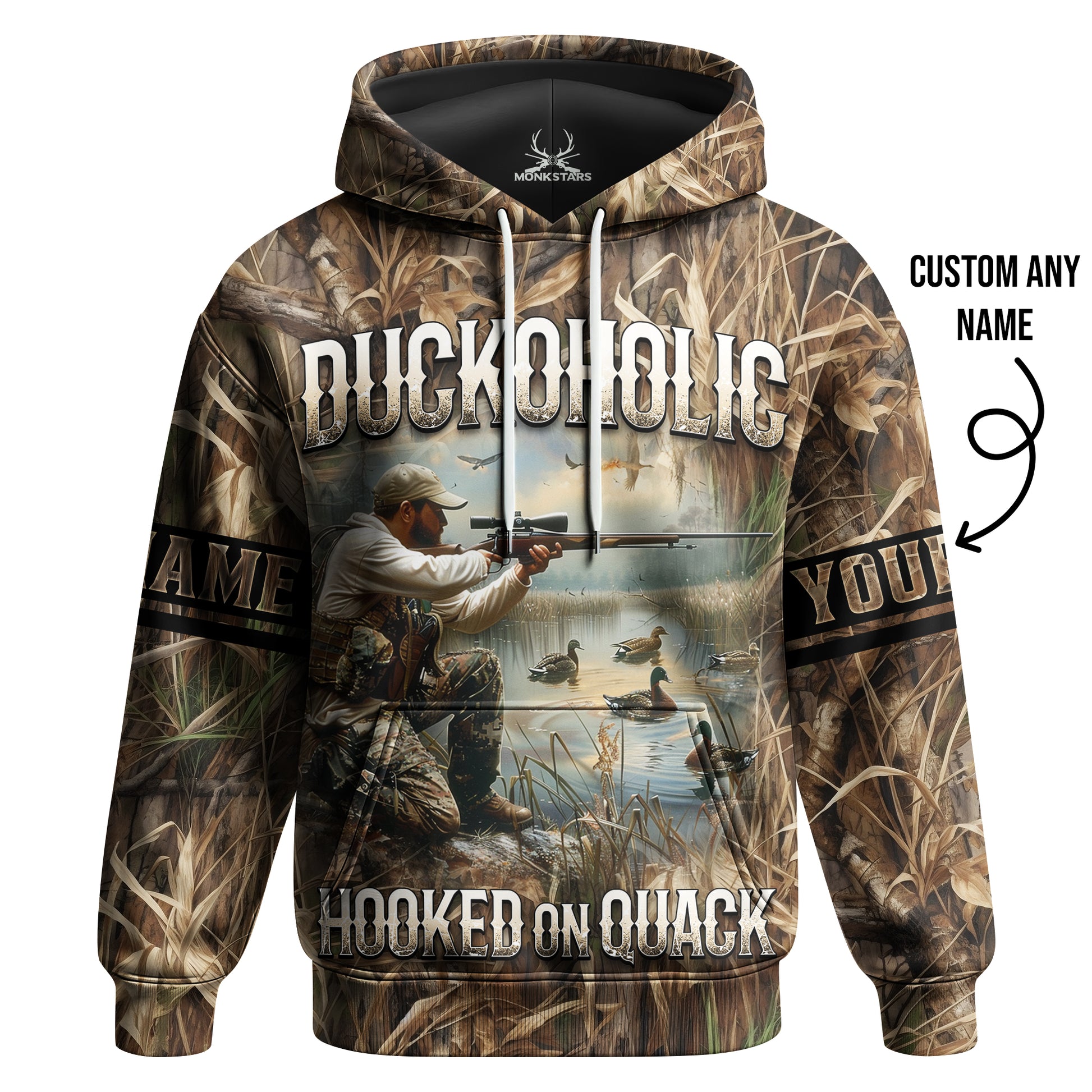 Hunting Hoodie – Duckoholic - Hooked on Quack – Monkstars