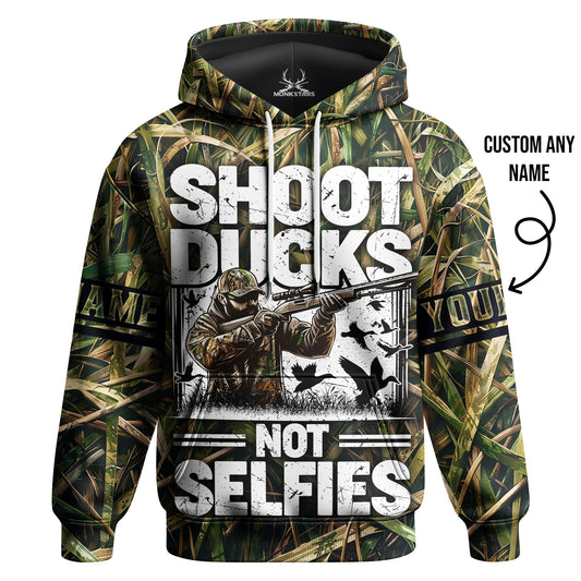 3D Duck Hunting Apparel - Shoot Ducks Not Selfies