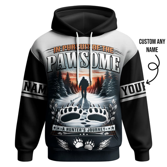 Bear Hunting Hoodie - 'In Pursuit of the Pawsome'