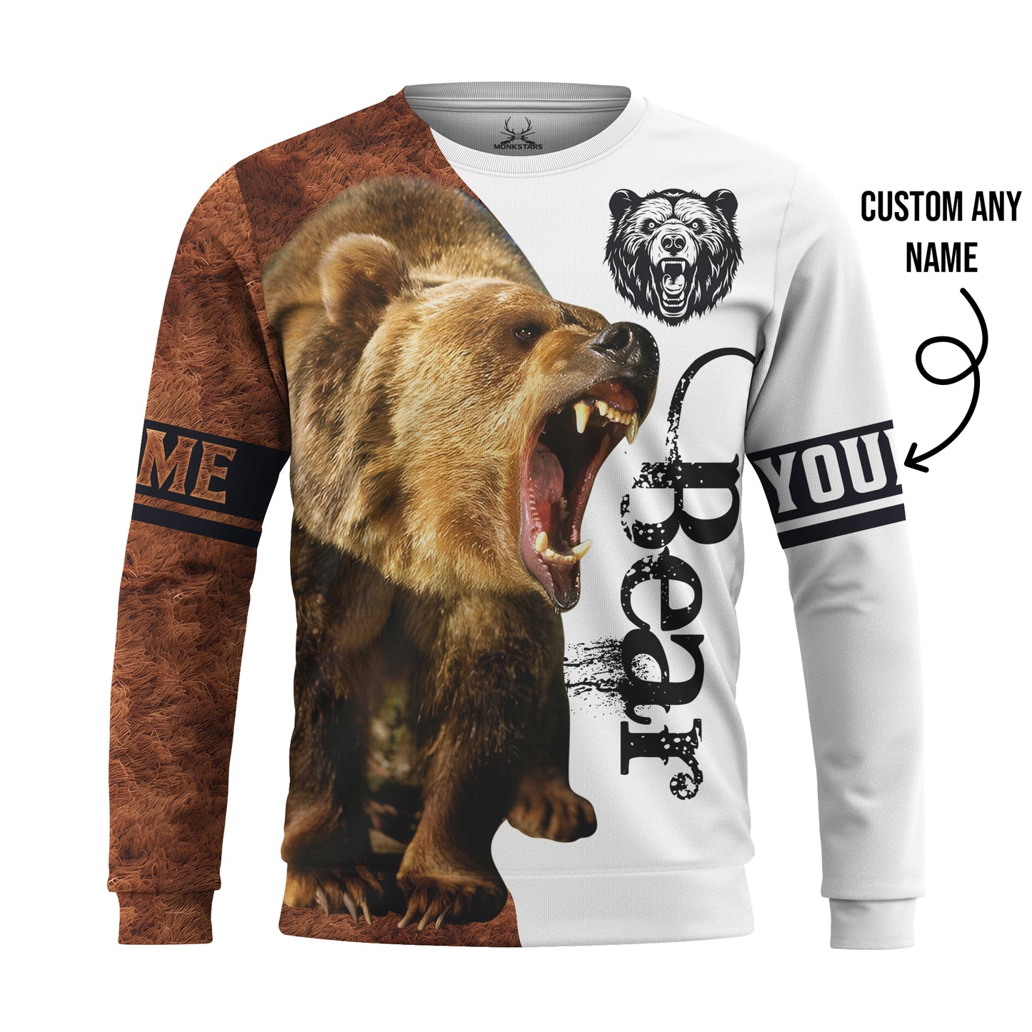 Custom Bear Roar Hoodie
