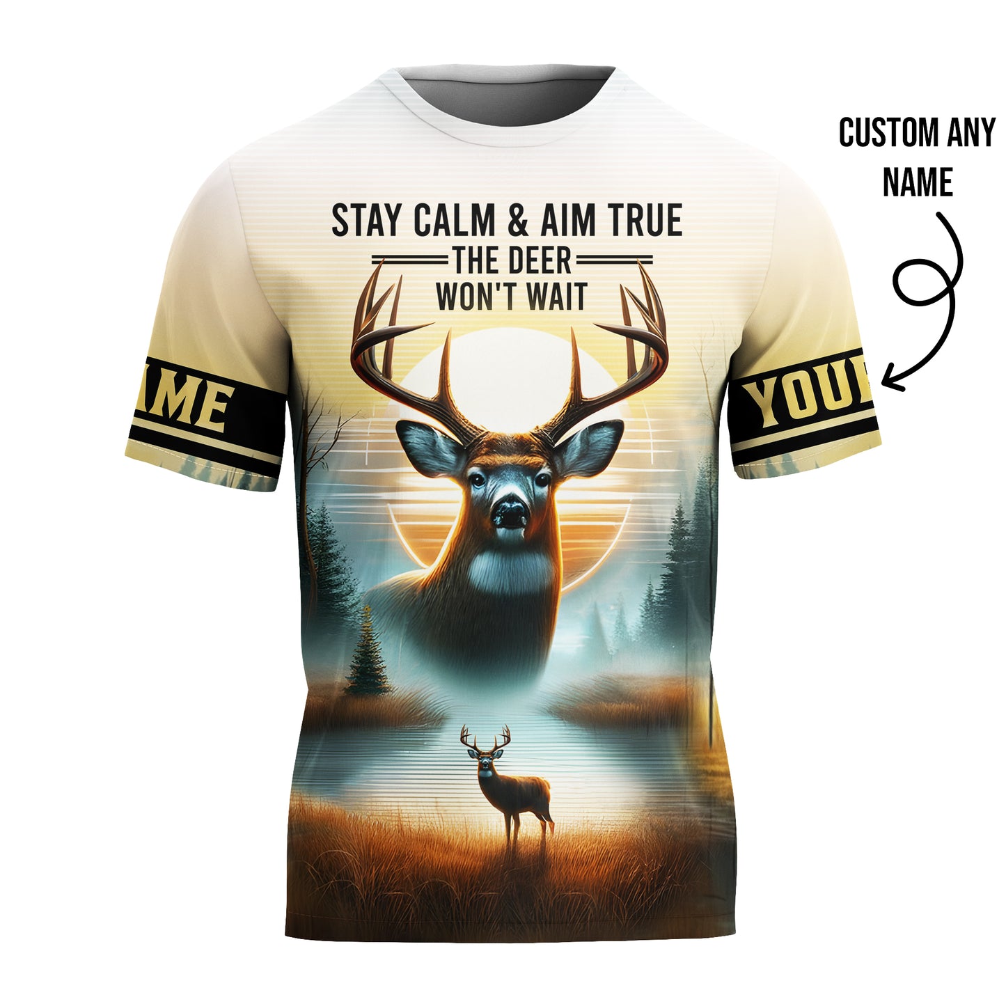 Deer Hunting Hoodie – Stay Calm & Aim True