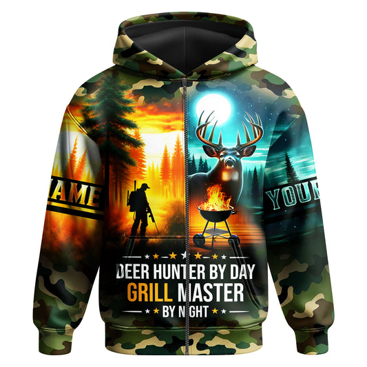 Deer Hunting Zip Hoodie